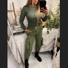 Bluzka z kaszmirem w kolorze khaki